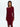 Eos - Classic Ribbed Mimi Dress - Burgundy