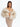 Arizona - Ribbed V-Neck Midi Dress - NUDE