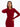 Eos - classic ribbed maxi dress - CHERRY