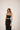 czarny damski crop top na ramiączkach basic "Black"