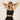 czarny damski crop top na ramiączkach basic "Black"