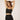 czarny damski crop top na ramiączkach basic "Black"