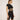 czarne legginsy biker z modalu "Black"