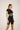 czarne legginsy biker z modalu "Black"