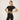 czarne legginsy biker z modalu "Black"