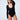 czarne damskie body z dekoltem v "Black"
