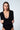 czarne damskie body z dekoltem v "Black"