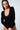 czarne damskie body z dekoltem v "Black"
