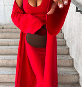 Verano - długi kardigan basic