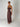 Hola - sukienka maxi z odkrytymi plecami chocolate w790
