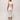 prążkowana sukienka midi typu bokserka "Ecru"
