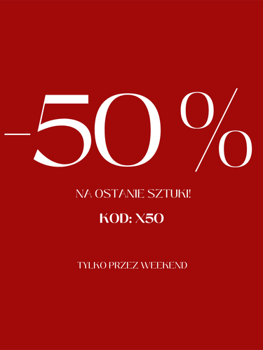 wyprzedaż -50% banner