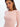 Eos - prążkowany top basic z długim rękawem - PINK MELANGE