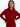 Brooklyn Hoodie - prążkowana bluza z kapturem basic CHERRY
