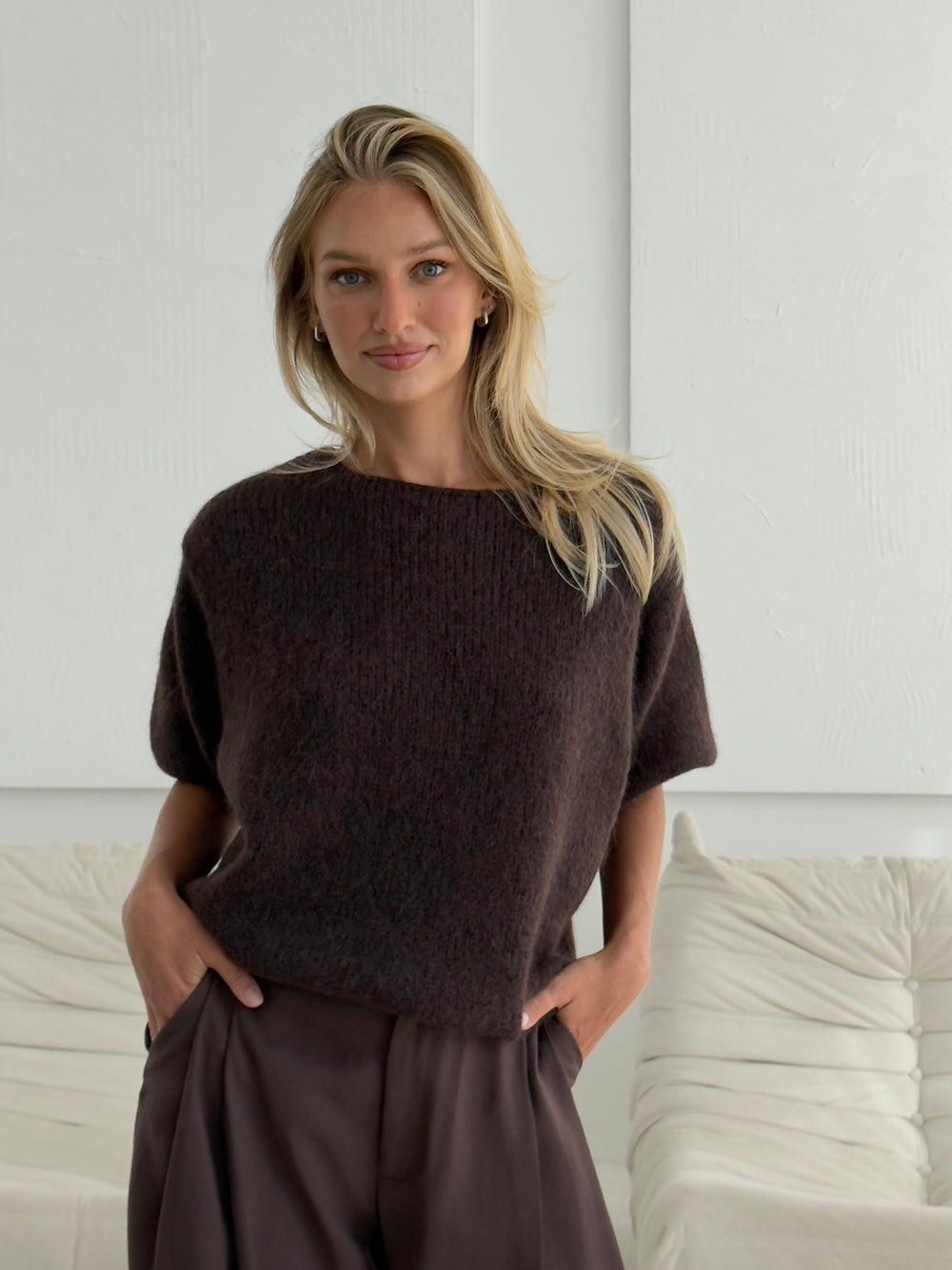 River - puff sleeve sweater