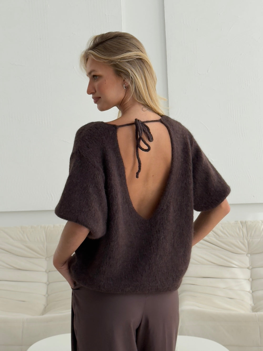 River - puff sleeve sweater