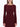 Eos – klassisches geripptes Midi-Kleid in Burgund
