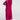 prosty klasyczny kardigan bawełniany z prążka "Magenta"