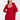 Lily - prążkowany długi kardigan basic - Red
