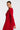 Lily - prążkowany długi kardigan basic - Red