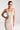 jasnobeżowa bawełniana sukienka midi z prążka z okrągłym dekoltem na lato "Light Beige"