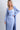 Lily - prążkowany długi kardigan basic - Baby Blue