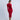 klasyczna ołówkowa spódnica midi dopasowana do ciała z wysokim stanem "Red"