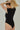 czarne prążkowane damskie body basic "Black"