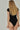 czarne prążkowane damskie body basic "Black"
