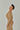 beżowa bawełniana sukienka za kolano z prążka "Tan"