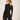 czarne legginsy biker z modalu "Black"