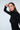 Turtleneck - klasyczny golf z micromodalu - Black