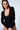 czarne damskie body z dekoltem v "Black"