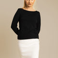 czarna koszulka damska basic "Black"