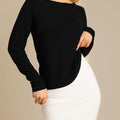 czarna koszulka damska basic "Black"