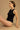 czarny ściagaczowy top damski basic na ramiączkach "Black"