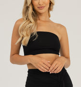 krótki top tuba bardotka "Black"